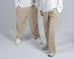 Beige Linen Trousers