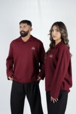 Linen Shirt Deep Burgundy - Image 8