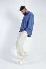 Light Beige Linen Trousers - Image 2