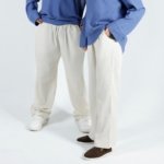 Light Beige Linen Trousers