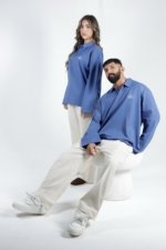 Linen Shirt  Blue - Image 2